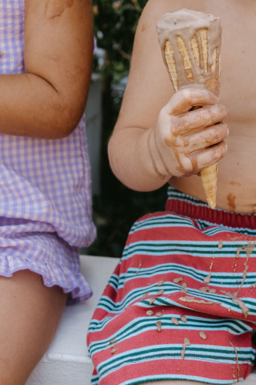 Rib Short - Desert tide stripe