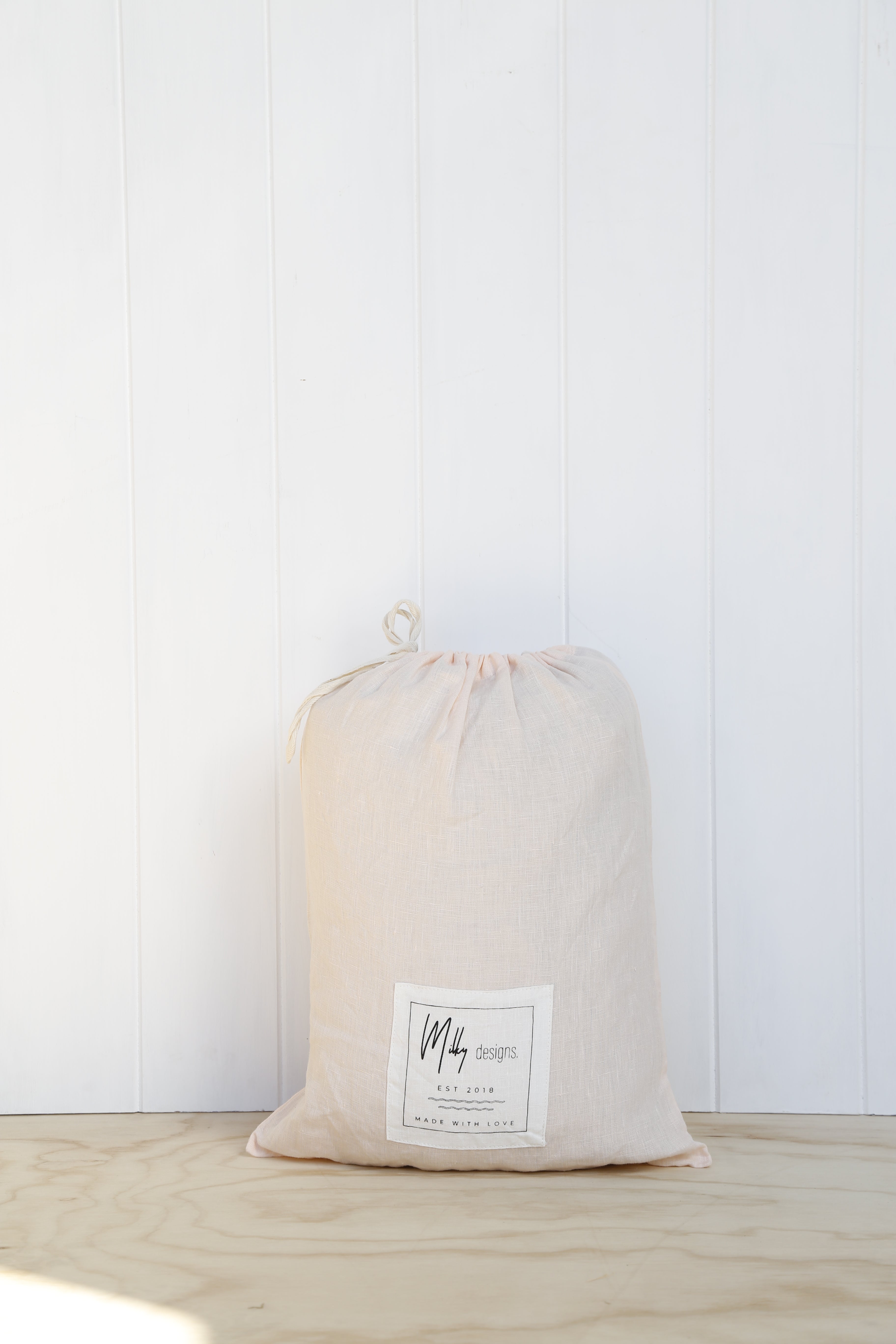 Apricot / Natural - Cot Quilt (without bag)