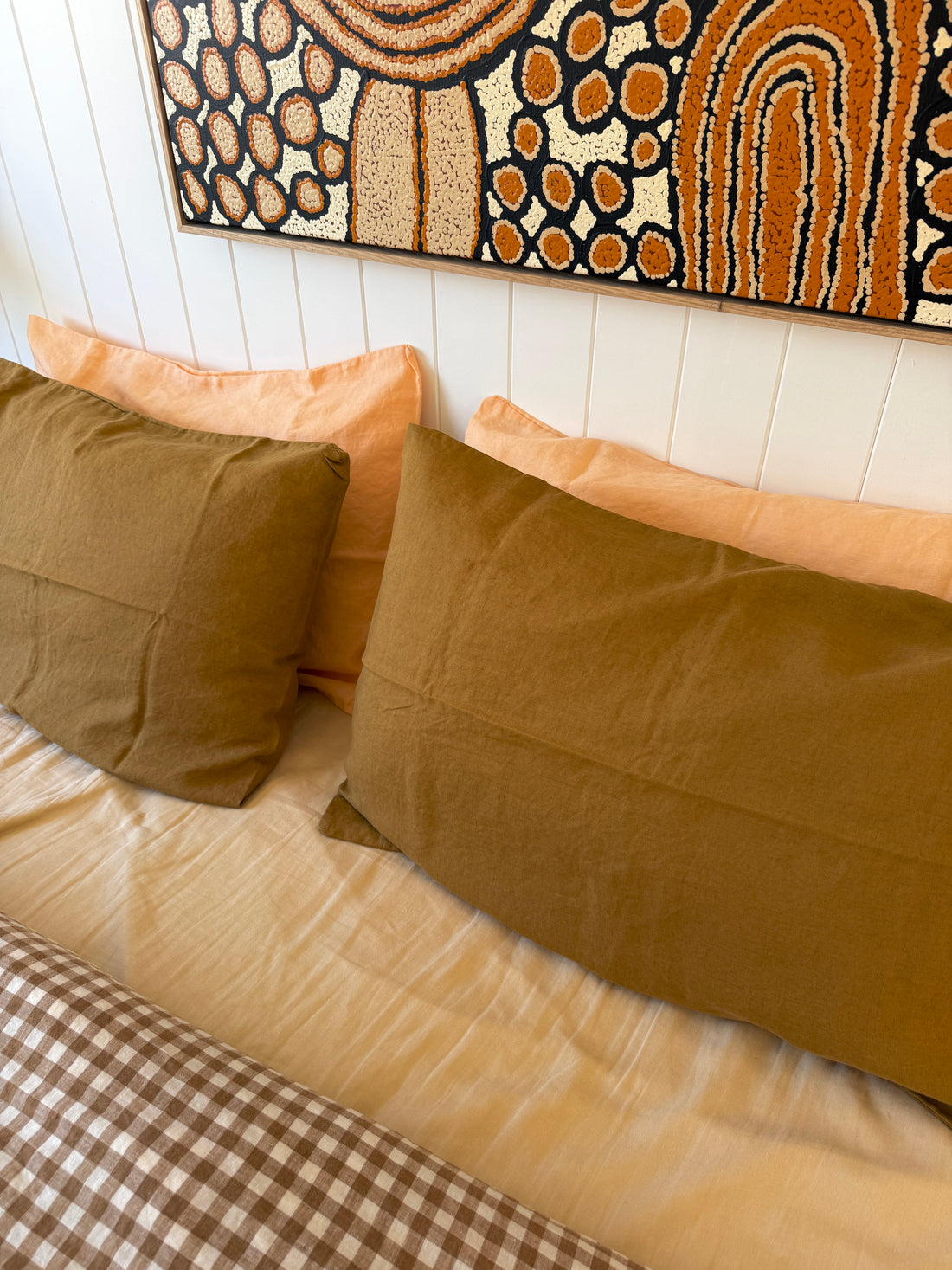 Toffee Linen Pillow Slip