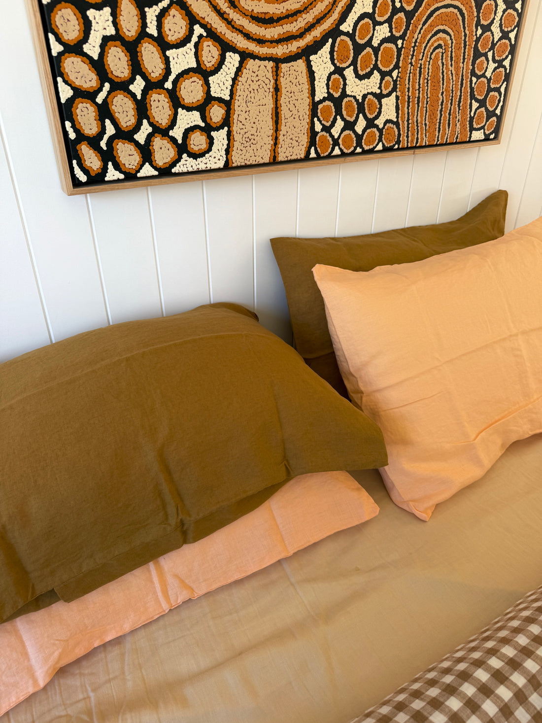 Toffee Linen Pillow Slip