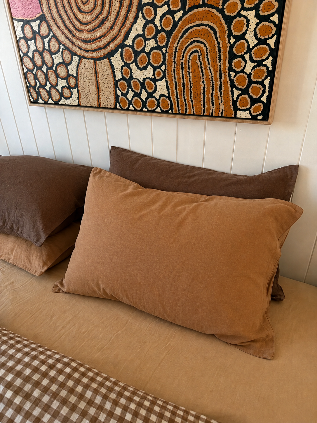 Clay Linen Pillow Slip