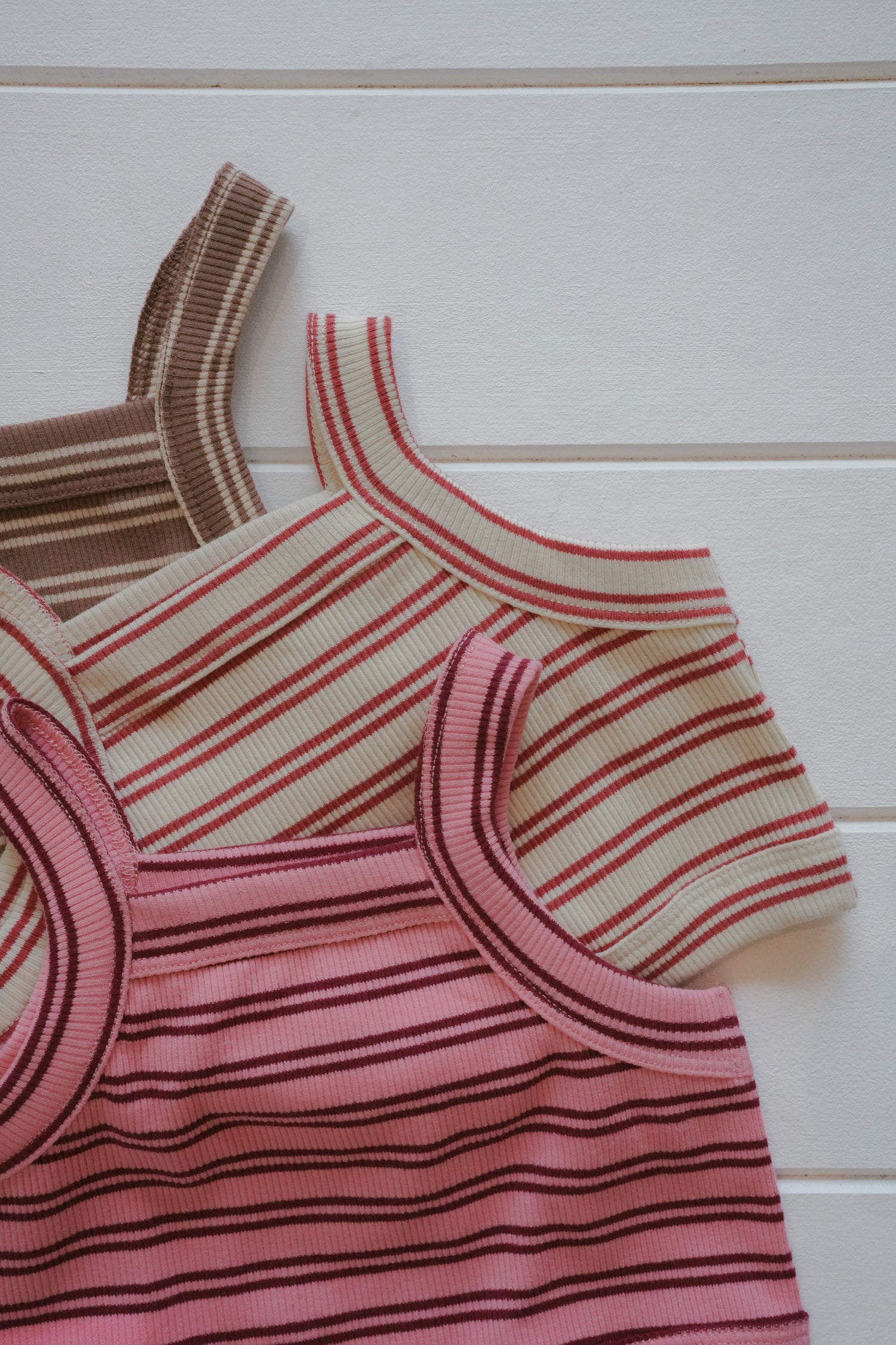 Cleo Rib Set - Red stripe