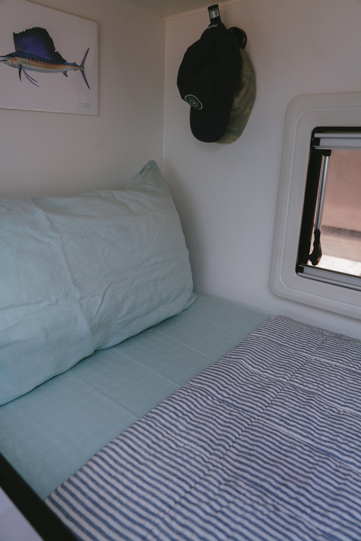 Pure Linen CARAVAN BUNK Fitted Sheet | Seamist