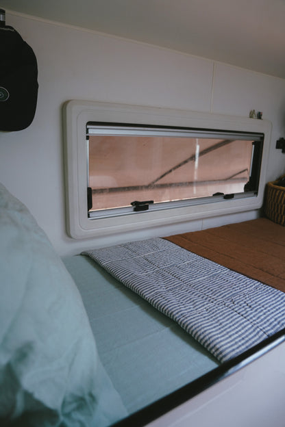 Pure Linen CARAVAN BUNK Fitted Sheet | Seamist