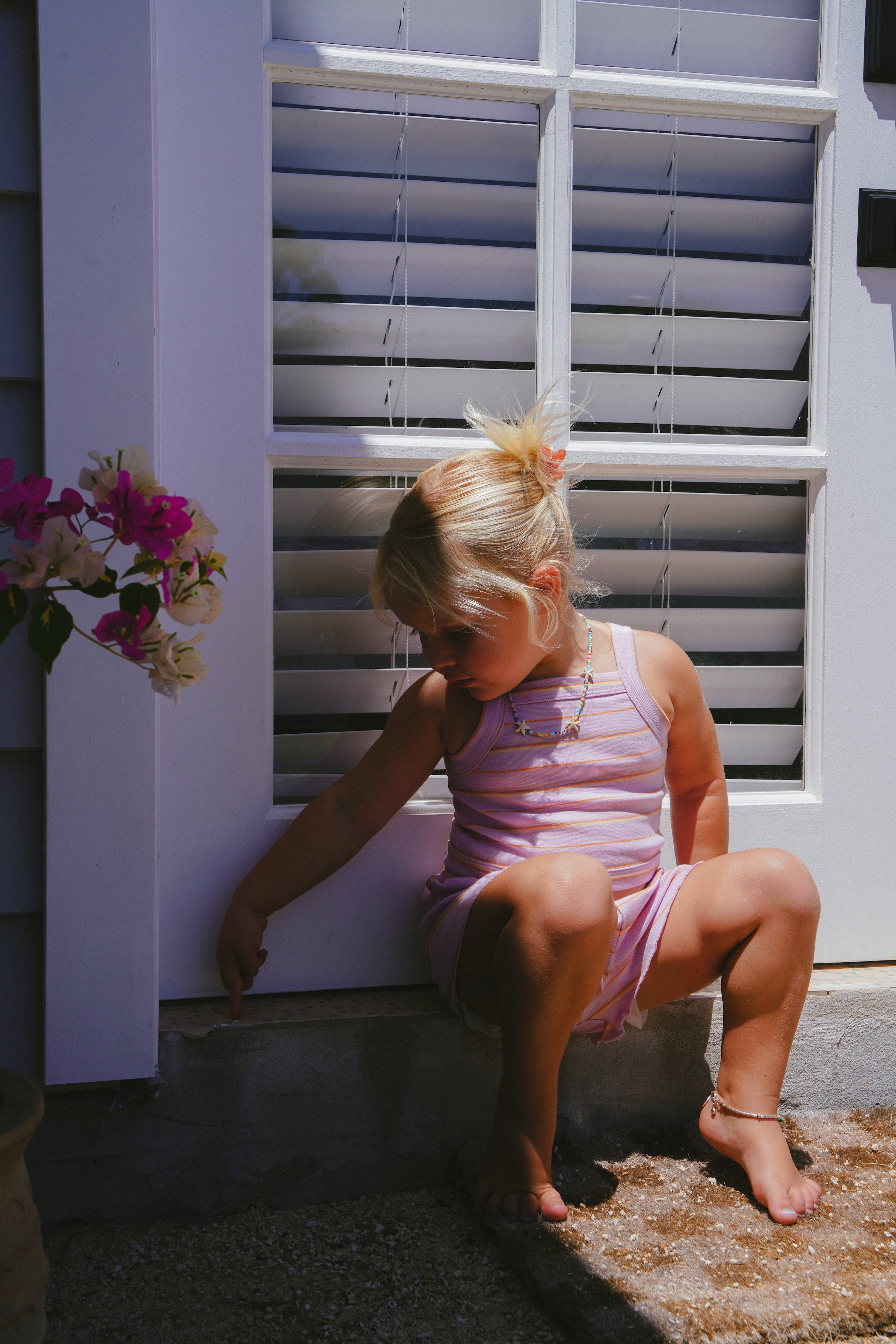 Cleo Set - Twilight stripe