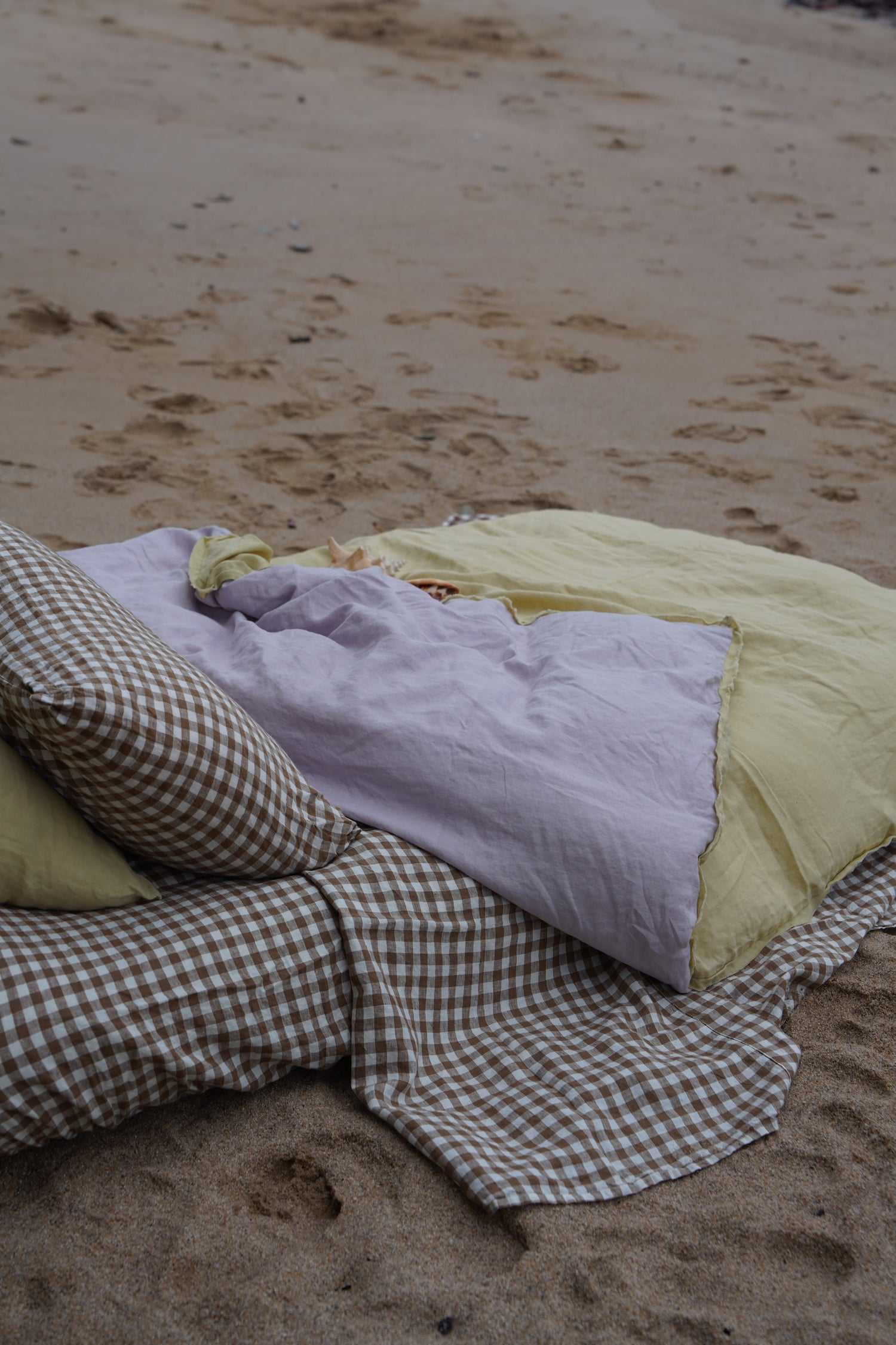 Pure Linen Children Sheet Sets | Coco Gingham