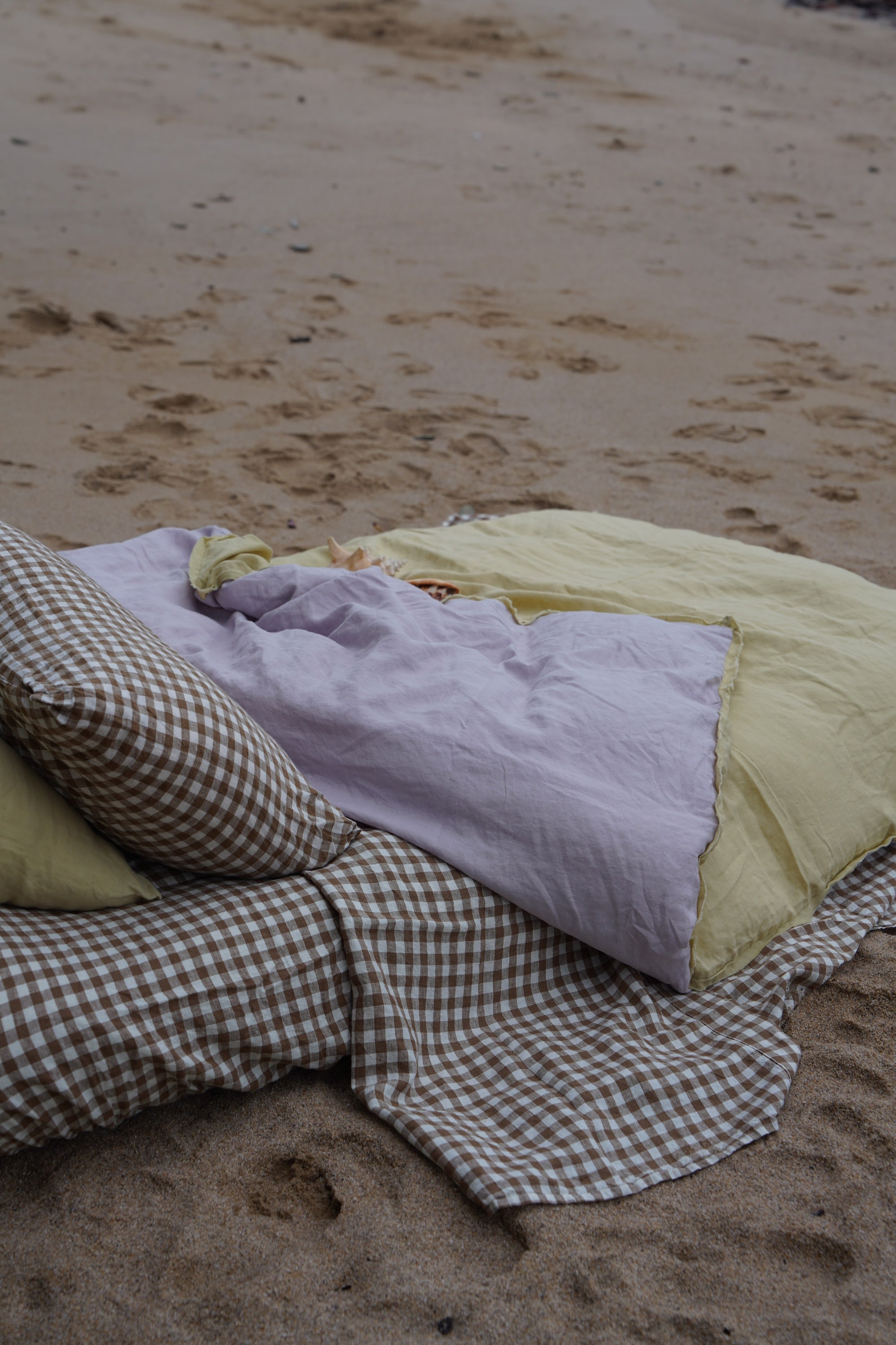 Pure Linen Children Sheet Sets | Coco Gingham