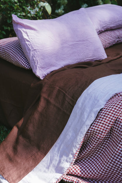 Pure Linen Adult Sheet Sets | Cocoa