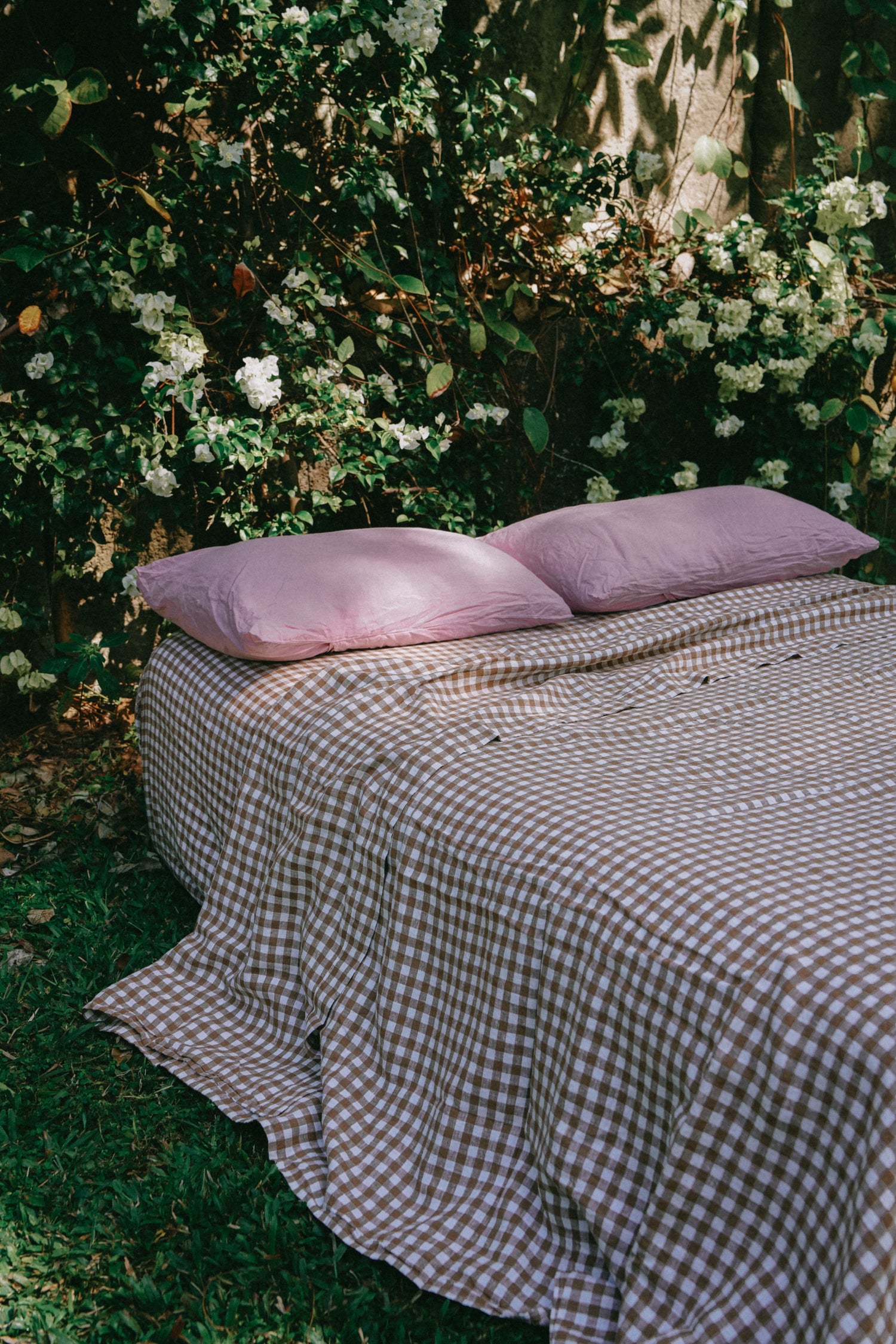 Pure Linen Adult Sheet Sets | Coco Gingham