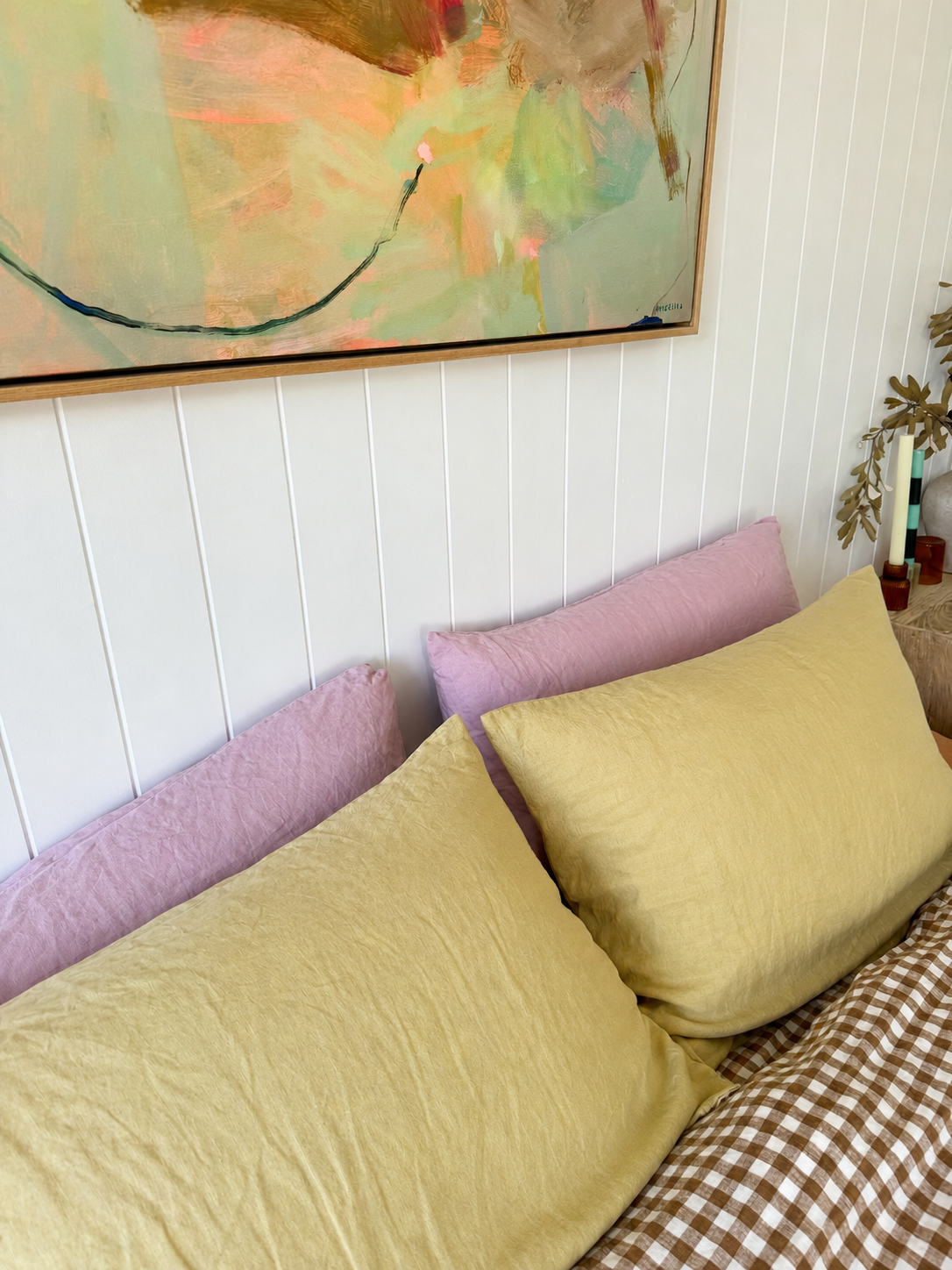 Honeydew Linen Pillow Slip
