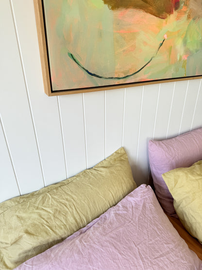 Honeydew Linen Pillow Slip