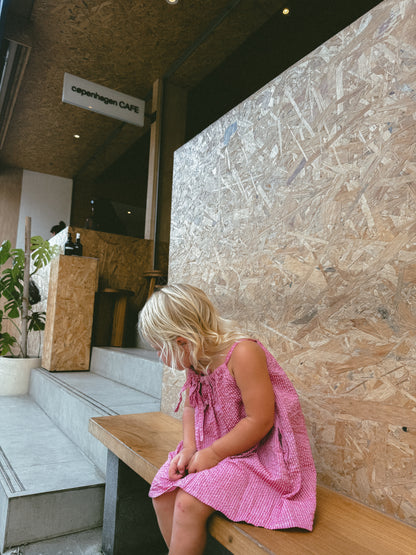 Zulu Dress - Berry stripe