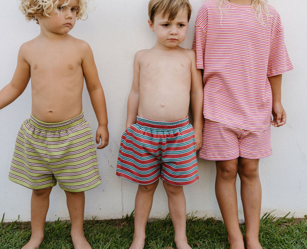 Rib Short - Desert tide stripe