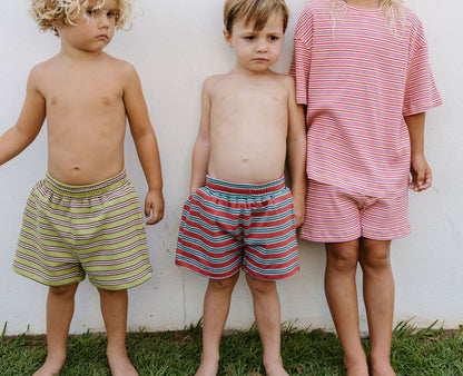 Rib Short - Desert tide stripe