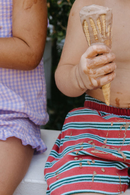 Rib Short - Desert tide stripe