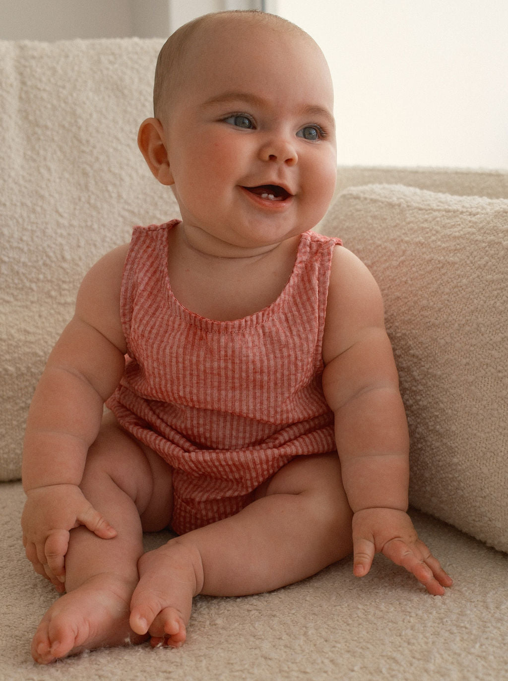 Daisy Set - Berry stripe