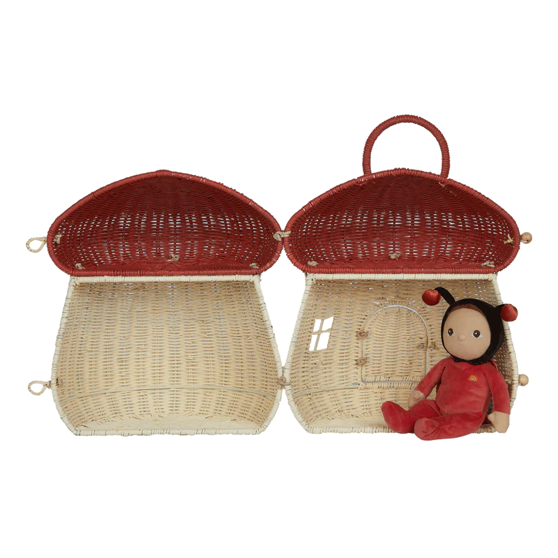 Mushroom Doll House - Red - Olli Ella
