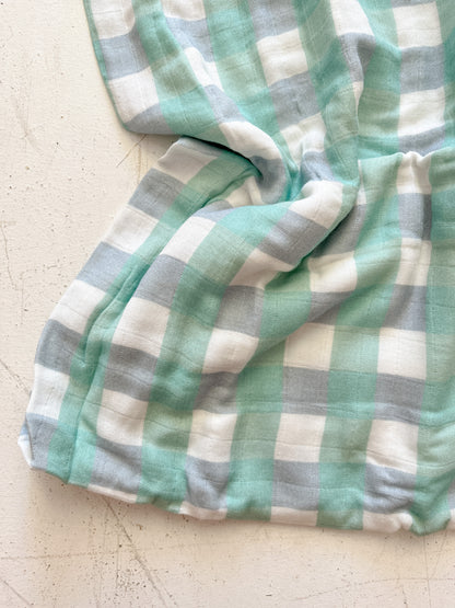 Seamist Gingham Wrap  | Final Few