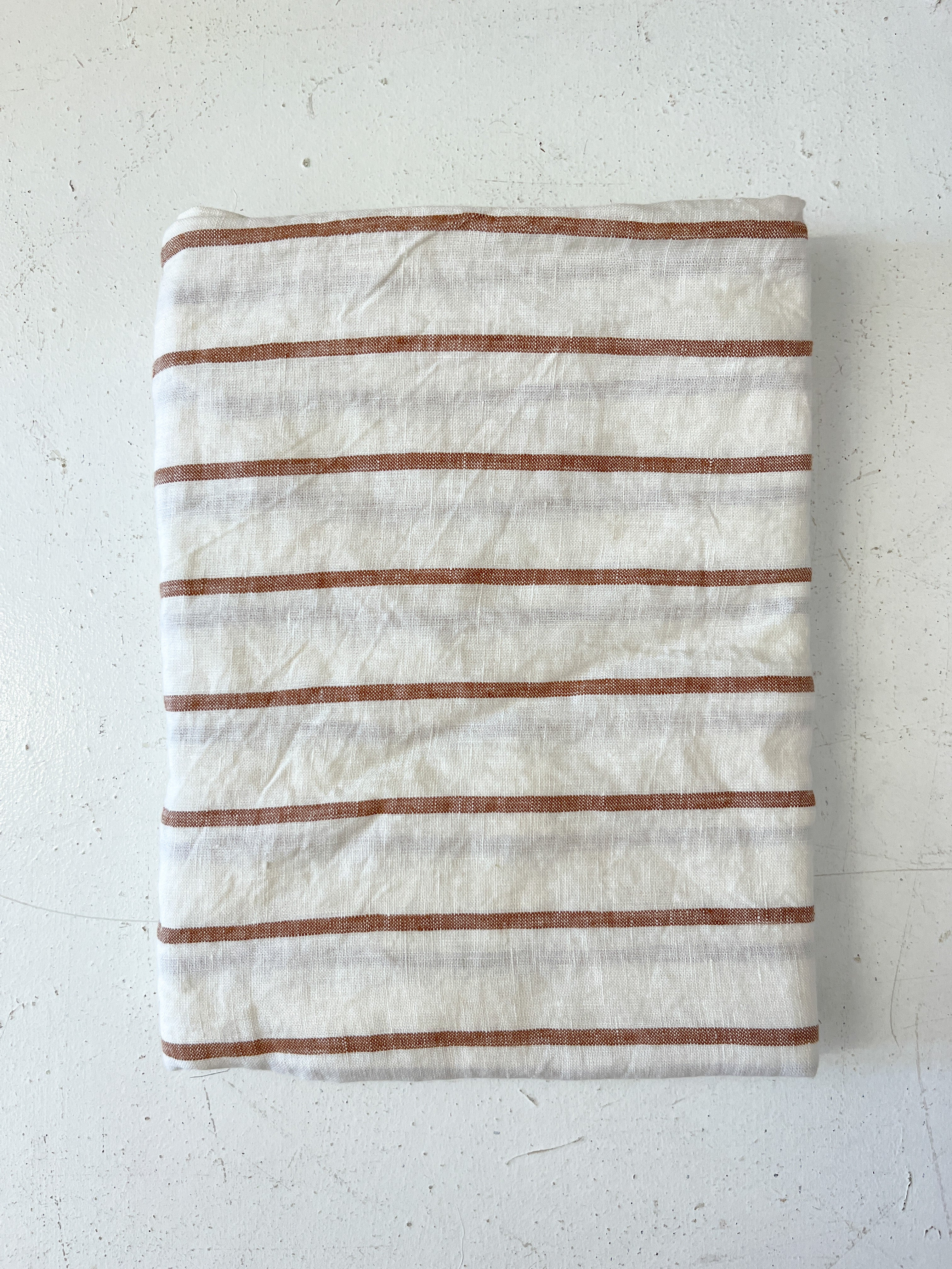 Ginger Stripe Linen Pillow Slip